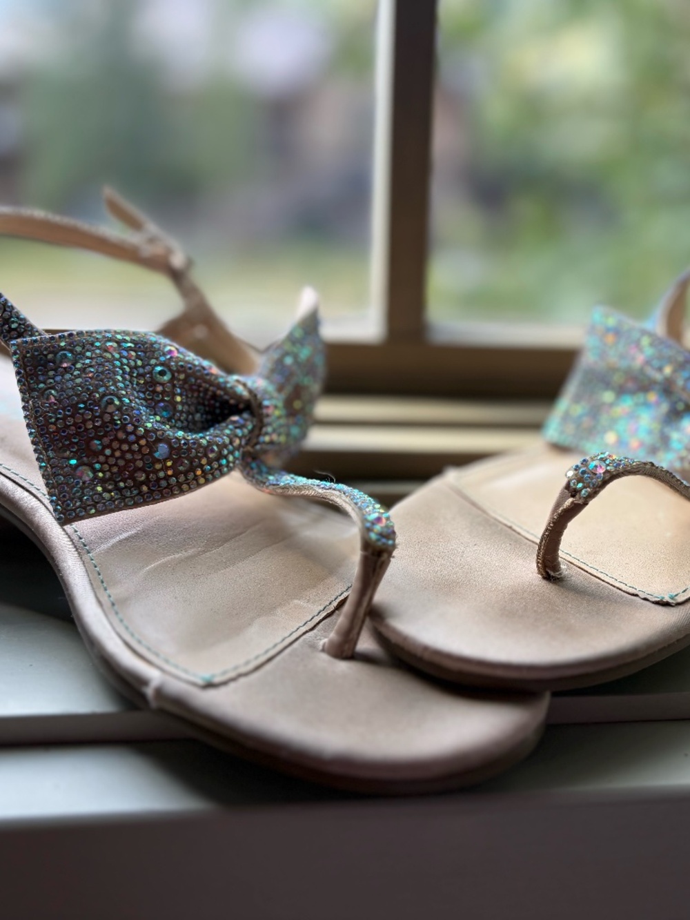 Betsey Johnson Rhinestone sandals